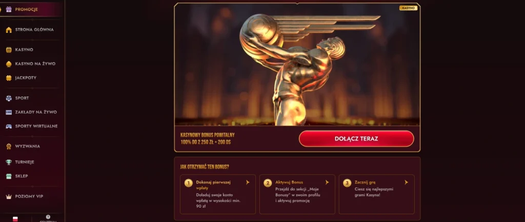 grandclub bonus powitalny