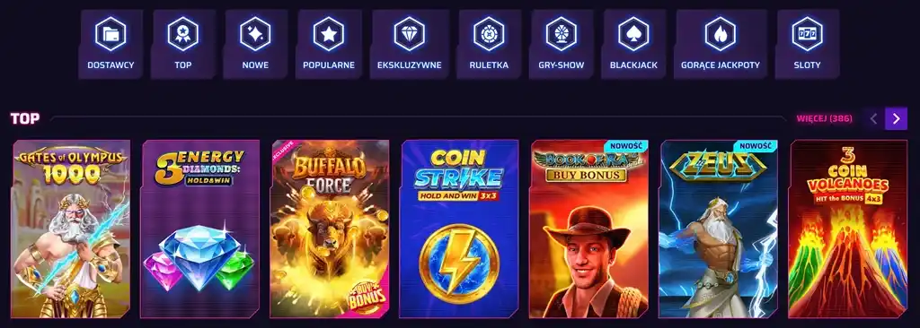 roby casino gry
