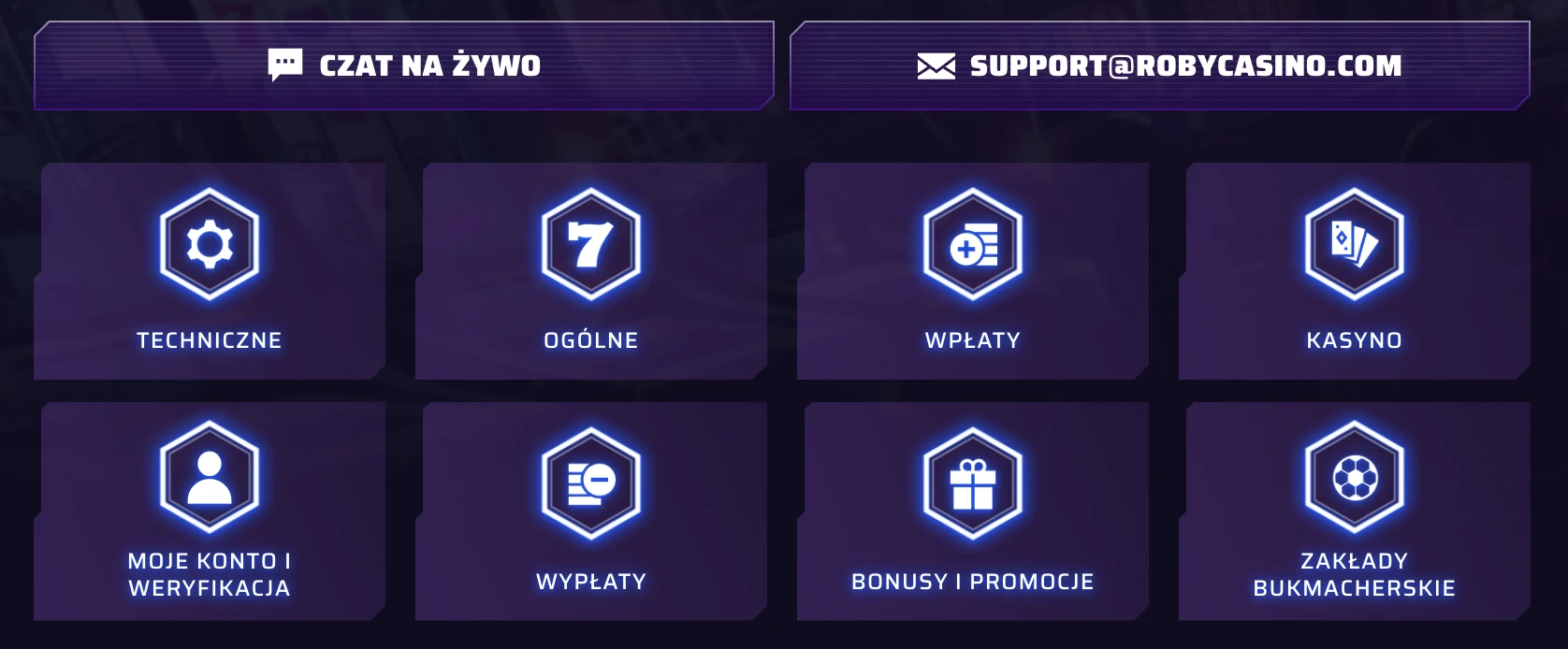roby casino kontakt