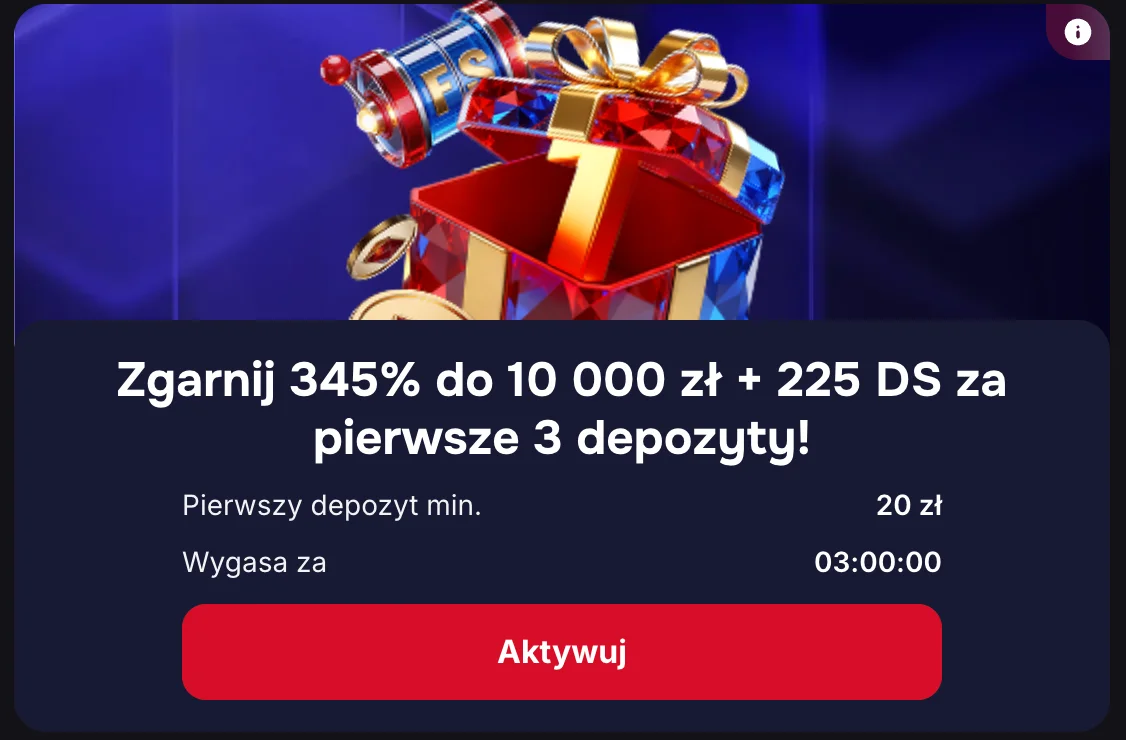 brionis bonus powitalny